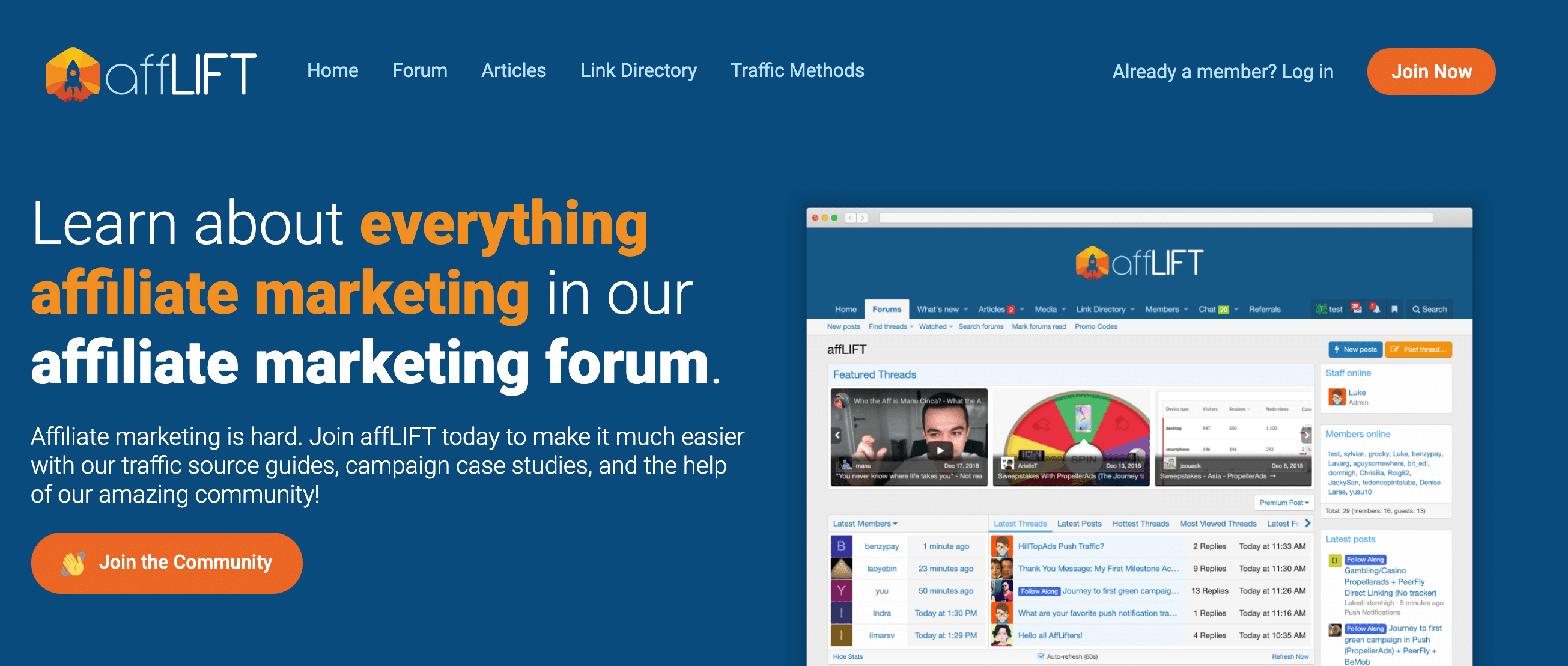 affLift Forum Review – A Place To Kickstart Your Affiliate Marketing Journey
